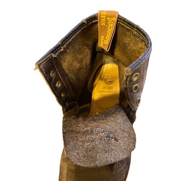 Dr. Martens Vintage Leather Boots Size 10 - Emo Boots That Have Seen It All - Picture 9 of 12
